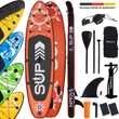 24MOVE® Standup Paddle SUP Board Set ROT 320, inkl. umfangreichem Zubehör, Paddel und Doppelhubpumpe