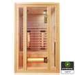 TroniTechnik Infrarotkabine Infrarotsauna MANILA 120cm x 100cm inkl. Vollspektrumstrahler, Bodenstrahler