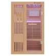 Dewello Finnische Traditionelle Sauna MINTO 120cm x 120cm