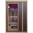 Dewello Infrarotkabine Infrarotsauna MELVILLE 130cm x 105cm inkl. Vollspektrumstrahler, Bodenstrahler