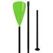 24MOVE® SUP Paddel Einzelpaddel Stechpaddel für SUP Stand Up Board, Kajak, leicht aus Aluminium, verstellbar grün