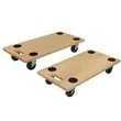 TroniTechnik Transportroller inkl. Gummipads, Rollbrett Rollwagen Plattformwagen TT-RB 02 SET (2 Stück)