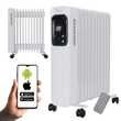 Ölradiator, Elektroheizung TT-OR 311 in weiß mit 11 Rippen und 2500 Watt, drei Heizstufen, mit WiFi