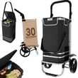 24MOVE® Trolley VEHLO Einkaufstrolley klappbar schwarz
