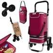 24MOVE® Trolley ALEGRE Einkaufstrolley klappbar rot