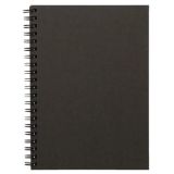 Notizbuch mit Doppelringbindung aus Recyclingpapier, B6