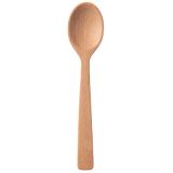 Teelöffel aus Buchenholz, 13 cm.