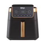 Ninja Deluxe Schwarz & Kupfer Heißluftfritteuse Max Pro 6 2 L AF180EUDBCP