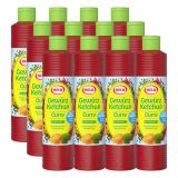 Hela - Gewürz Ketchup Curry Delikat light (30% weniger Zucker) - 12x 800ml