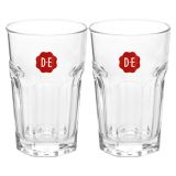 Douwe Egberts - Glas "Latte Macchiato" 295ml - 2 Stück