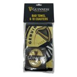 Guinness - Bar Handtuch & Bierdeckel