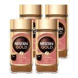 Nescafé - Gold Crema Löslicher Kaffee - 4x 100g
