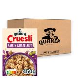 Quaker - Cruesli Rosinen & Haselnuss - 6x 450g