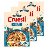Quaker - Cruesli 4 Nüsse - 3x 450g