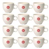 Douwe Egberts - Tasse "Cappuccino XL" 240ml - 12 Stück