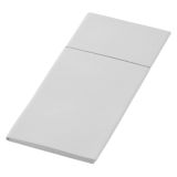 Duni - Duniletto Slim Serviettentaschen, 40 x 33 cm Weiß - 65 Stück