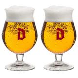 Duvel - Bierglas 330ml - 2 Stück