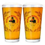 Birra Moretti - Bierglas "Vaasje" 250ml - 2 Stück