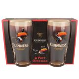 Guinness - Bierglas Tukan Geschenkset (2 Gläser)