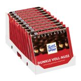 Ritter Sport - Dunkle Voll-Nuss - 10x 100g