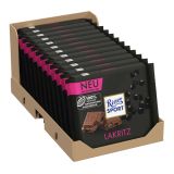 Ritter Sport - Lakritz Vollmilchschokolade - 12x 100g