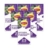 Lipton - Feel Good Selection Schwarzer Tee Blaubeere & Brombeeren - 6x 25 Teebeutel