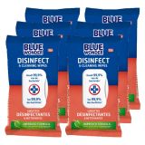 Blue Wonder - Hygienische Tücher - 6x 72 Tücher