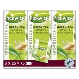 Pickwick - Professional Green Tea Ginger Lemongrass - 3x 25 Teebeutel