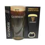 Guinness - Bierglas "Harp Gravity" & Flaschenöffner Geschenkset