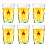 Heineken - Bierglas "Silver" 500ml - 6 stück