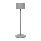 blomus Tischleuchte FAROL kabellos dimmbar LED Akku Outdoor Satellite grau