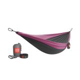 Grand Trunk Double Deluxe Hammock w/Straps (charcoal/magenta)