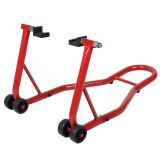 Costway Montageständer Motorradheber Motorradständer Racing Ständer vor/hinten Rot