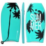 Costway Goplus Sup Board Kinder Bodyboard Surfbrett Surfboard Grün 104 x 52 x 6 cm