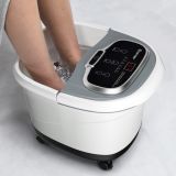 Costway Fußmassagegerät Fußbad Spa Massagegerät Fußbadewanne Shiatsu Fußmassage Grau