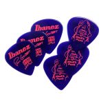 Ibanez Paul Gilbert Guitar-Pick Blue 6er Pack Celluloid Plektren Heavy 1mm
