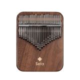 Sela Kalimba 21 Solid Black Walnut