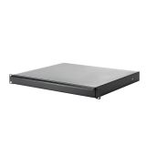 Adam Hall 87401E - 19" Rackschublade, 1 HE, Stahl, Economy