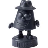Jürgen Huss Karzl Figur magnetisch SCHWARZ Original aus dem Arzgebirg