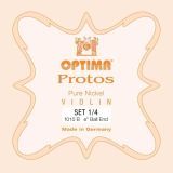 Optima Saiten Protos Violine 1/4 Satz Stahl