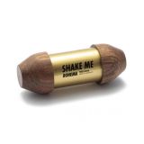 Rohema 61626 "Shake me" Metallshaker Messing Bubinga