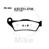 Bremsbeläge hinten BMW R 1150 GS R21 Bj. 1999-2005