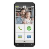 emporiaSMART.4 Seniorenhandy | schwarz | 32 GB Speicher | 13 MP Hauptkamera | Hörgerätekompatibel | NFC fähig | SOS Taste | Whatsapp | Touch Display