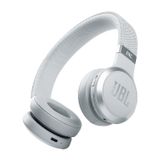 JBL Live 460NC|Signature Sound|Aktive Geräuschunterdrückung|Bis zu 50 Stunden Akkulaufzeit|Multi-Point-Verbindung|Weiss
