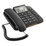 Gigaset DL380 | Analoges Telefon | Lautsprecherfunktion | Adressbuch | LCD Display | Uhr mit Kalender | Seniorenfreundlich | große Tasten