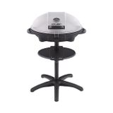 Cloer 6789 Barbecue-Grill silber | Barbecue | mit Fettauffangschale |  mit Thermometer 