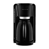 Rowenta CT380 | Kaffeemaschine | 850 Watt | für 8 bis 12 Tassen | 1,25 Liter Wasserkapazität | Isolierkanne | Automatische Abschaltung | Tropf-Stopp | Schwarz