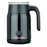 Gastroback Latte Magic | 500 Watt Leistung | Schwebende Milchschaumspirale durch magnetisches Antriebssystem | Automatische Abschaltung | Schwarz