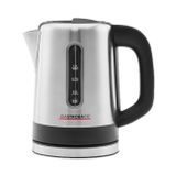 Gastroback Design Wasserkocher Mini | 2200 Watt Leistung | Edelstahl-Behälter mit 1 Liter Volumen und Füllstandsanzeige | Beleuchtetes Bedienfeld
