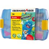 Eberhard Faber Plastilin-Knete, 10 Farben